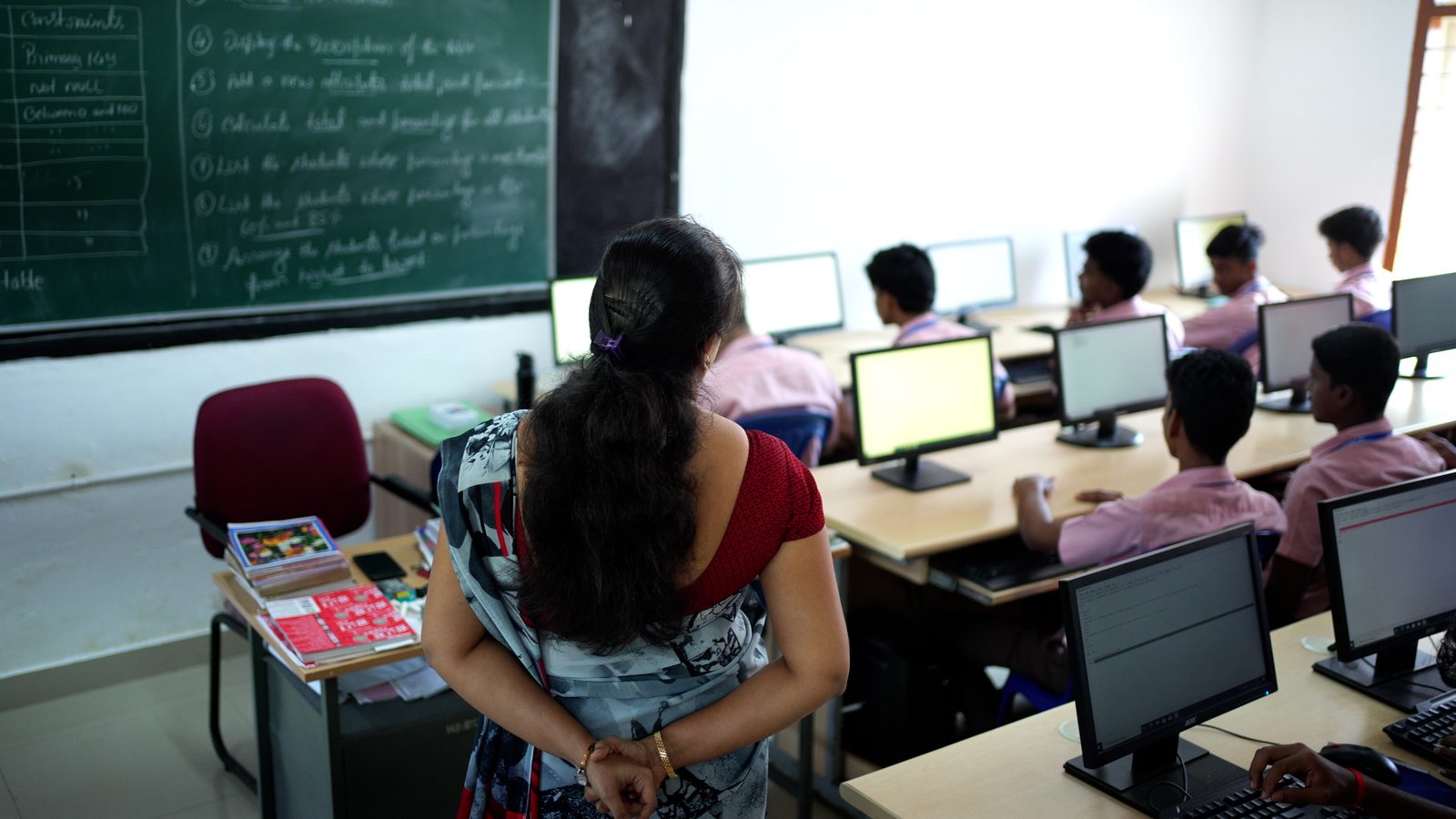Practical session in the computer laboratory