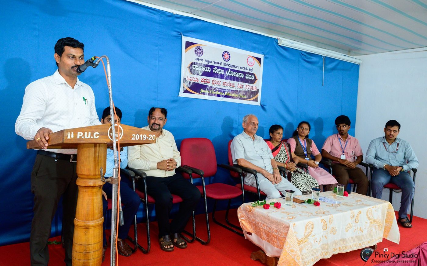 Speaking to Students at Hindu PU College, Shirva