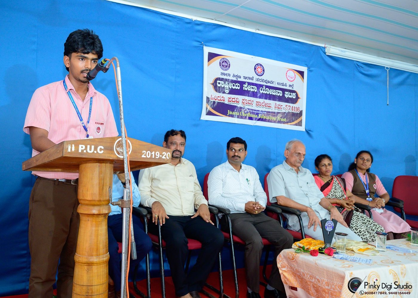 Speaking to Students at Hindu PU College, Shirva