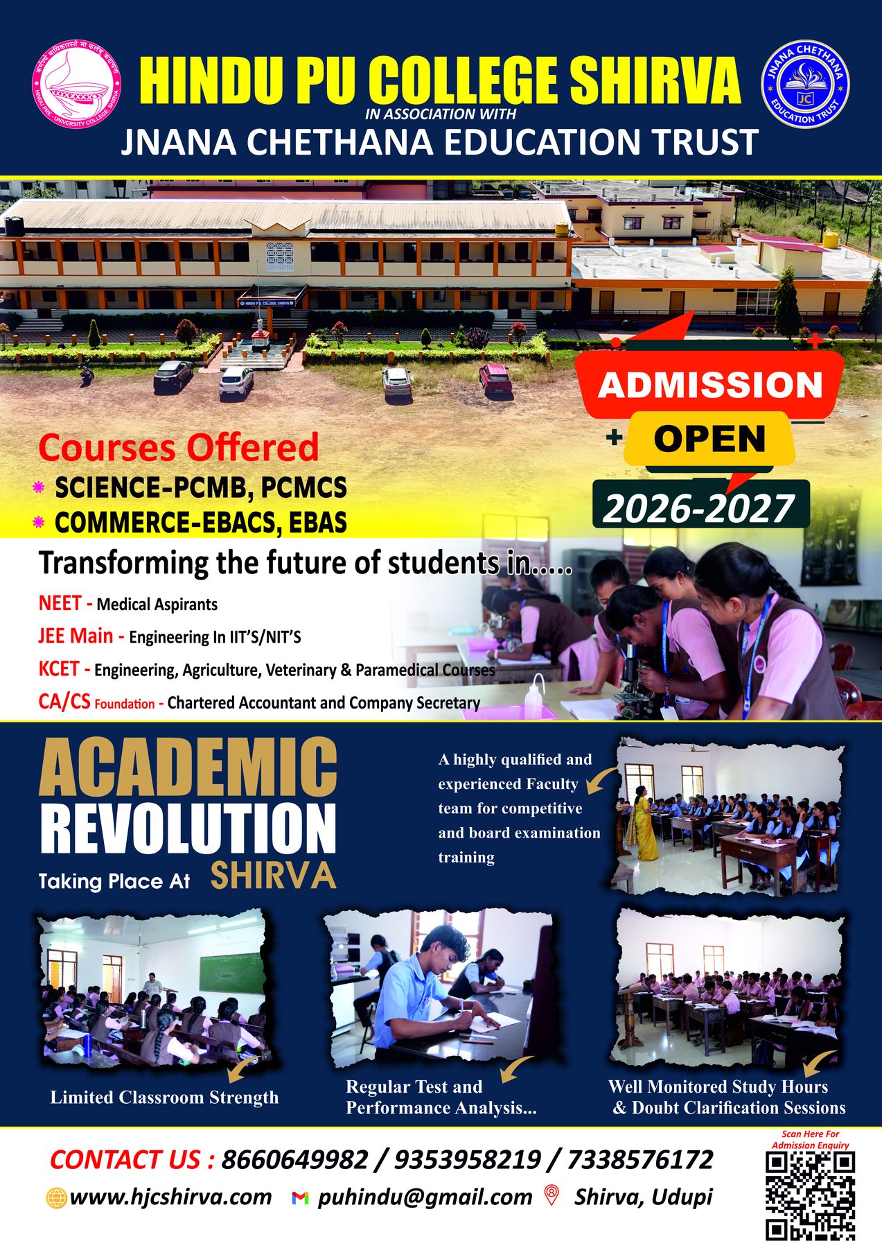 Admission brochure 2026-27, front